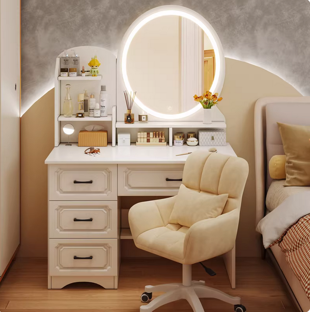  轻奢梳妆台卧室北欧风家用